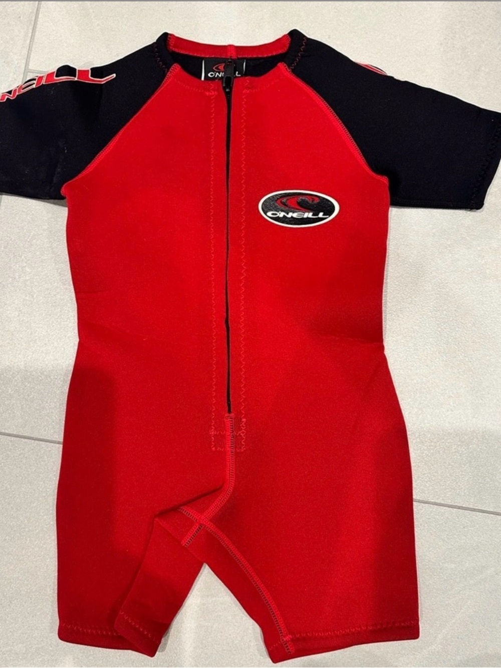 O'Neill Toddler Red Short Sleeve Wetsuit